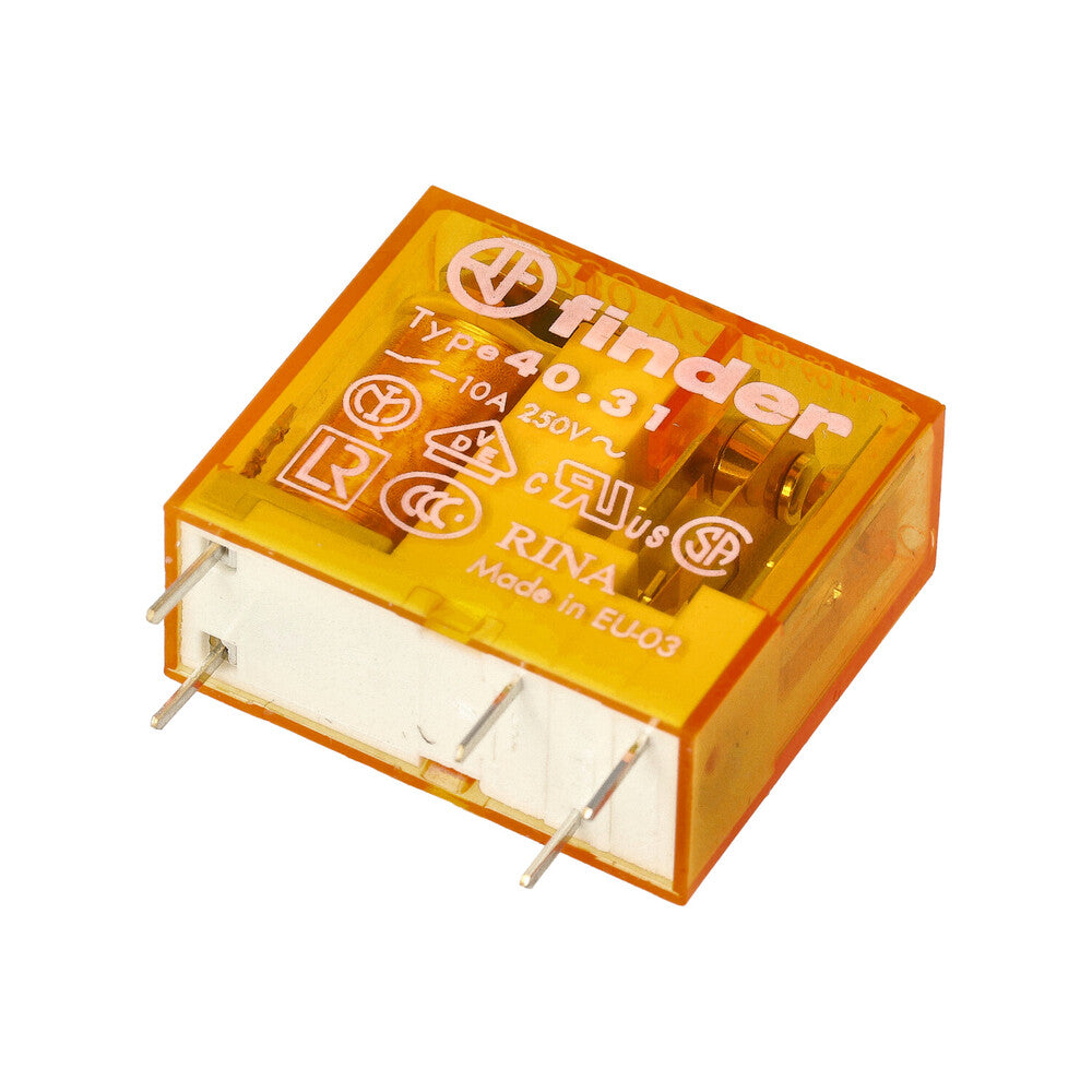 Finder 40.31 PCB Relais 10A 230VAC Enkelpolig - 40.31.8.230.0000