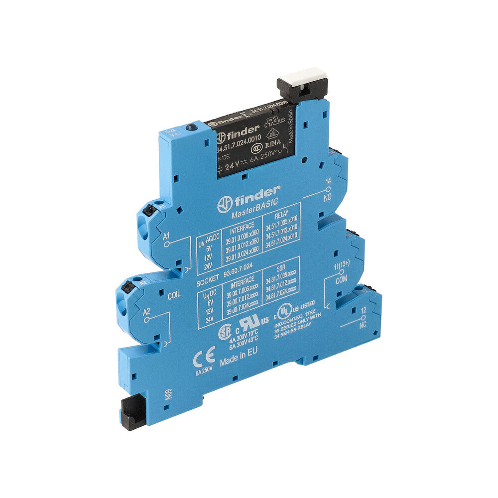 Finder MasterBASIC 6A Interface Relais 24V AC/DC - 39.01.0.024.0060