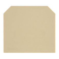 Weidmuller Eindplaat 40mm X 1.5mm Beige - 0117960000 [10 Stuks]