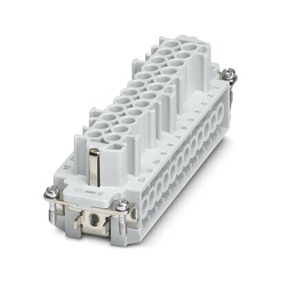 Phoenix Contact 24-Pin Industriële Voedingsconnector Invoegstuk - 1648306