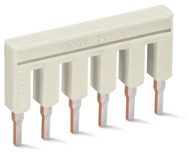 Wago TopJob S 6-Weg Geïsoleerde Brugconnector - 2002-406 [5 Stuks]