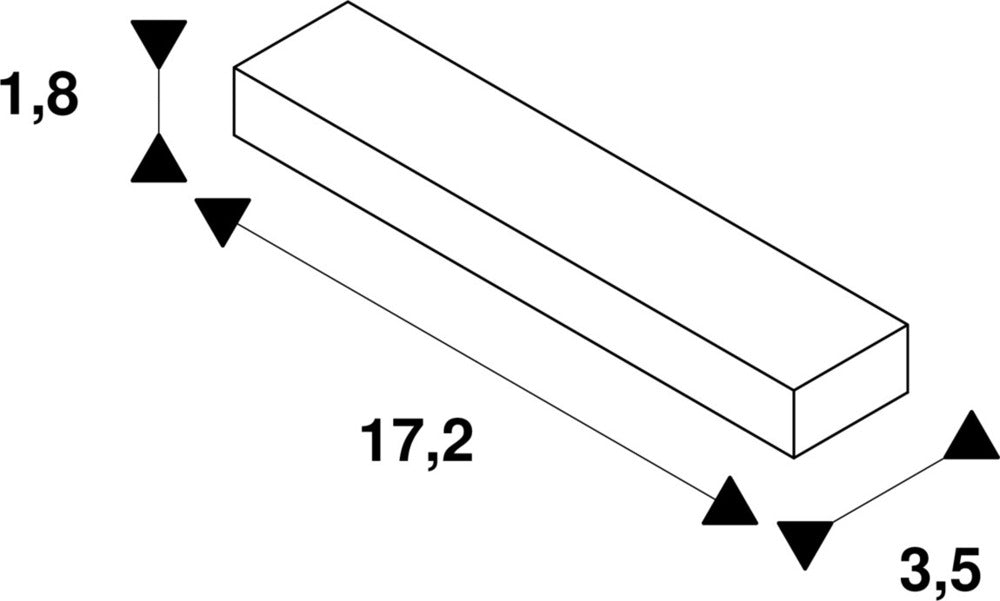 SLV 1-Fase Railconnector Met Voeding Zwart - 143100