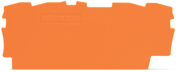 Wago TopJob S Eind En Tussenplaat 0.8mm Oranje - 2002-1492 [20 Stuks]