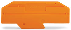 Wago 282-334 Grijze Eindplaat 2mm - 282-334 [100 Stuks]