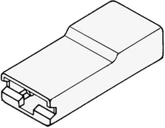 Nylon Isolatiekap Met Slot Voor 6.3mm Terminals - 410080 [100 Stuks]