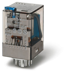 Finder 10A Industrieel Inplug Relais 24VAC 3CO AgNi - 60.13.8.024.0040