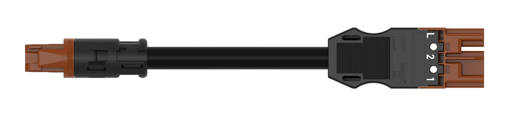 WAGO ECA MIDI 3-Pole Adapter Cable 3M Brown - 774-9973/1506-305