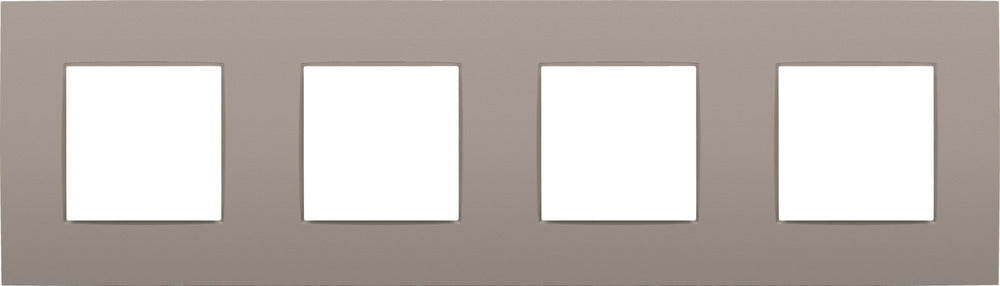 Niko Intense Brons 4-Gang Gezichtsplaat 71mm - 123-76400