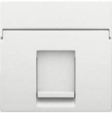Niko RJ45 Enkele Poort Witte Centrale Plaat - 154-65100