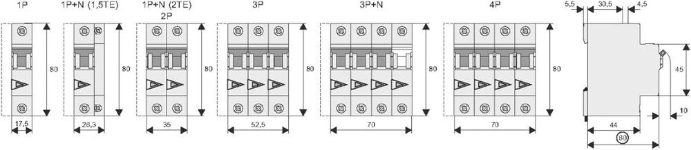 Eaton PLS6 40A Enkelpolige MCB C-Characteristic 6kA - 242685