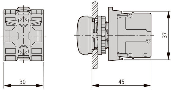 Eaton M22-TA Telescopic Mounting Adapter - 226161