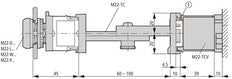 Eaton M22-TA Telescopic Mounting Adapter - 226161