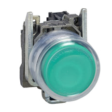 Atex Gecertificeerde Verlichte Drukknop 24V Groen Harmony Xb4 - Xb4bp383b5ex