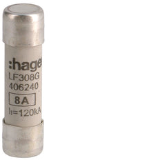 Hager Industriële Cilindrische Zekering 8A 500V 10x38mm gG - LF308G [10 Stuks]