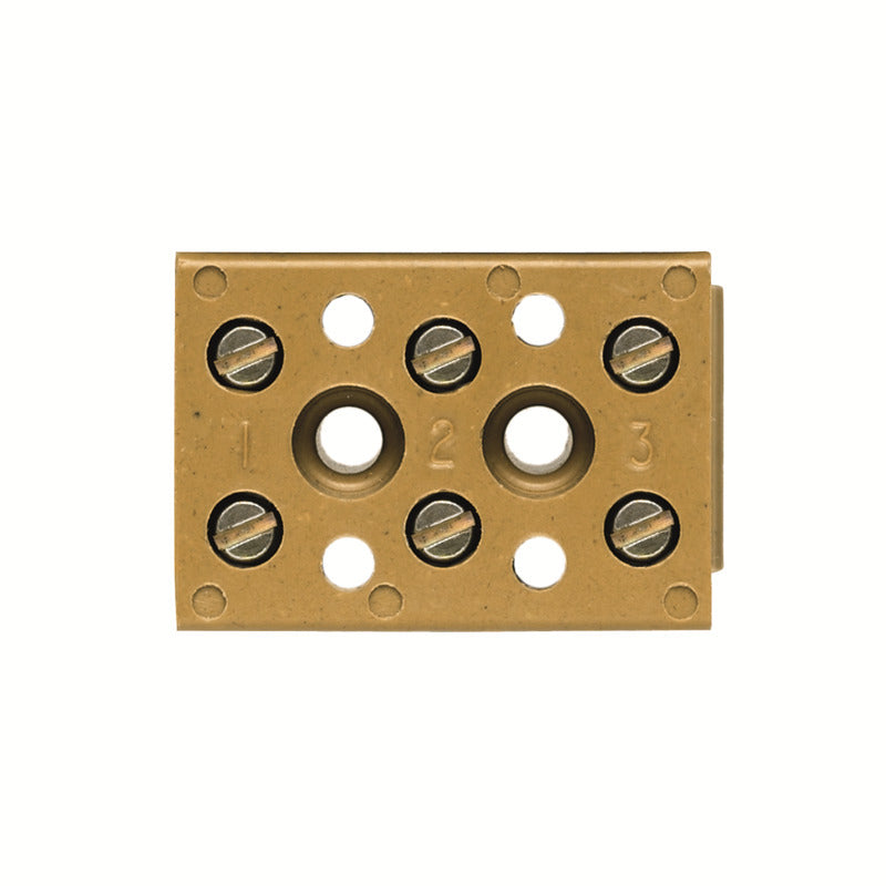 Weidmuller BK3 CRN 3-Poolige Aansluitstrip 4mm² - 0624920000 [2 Stuks]