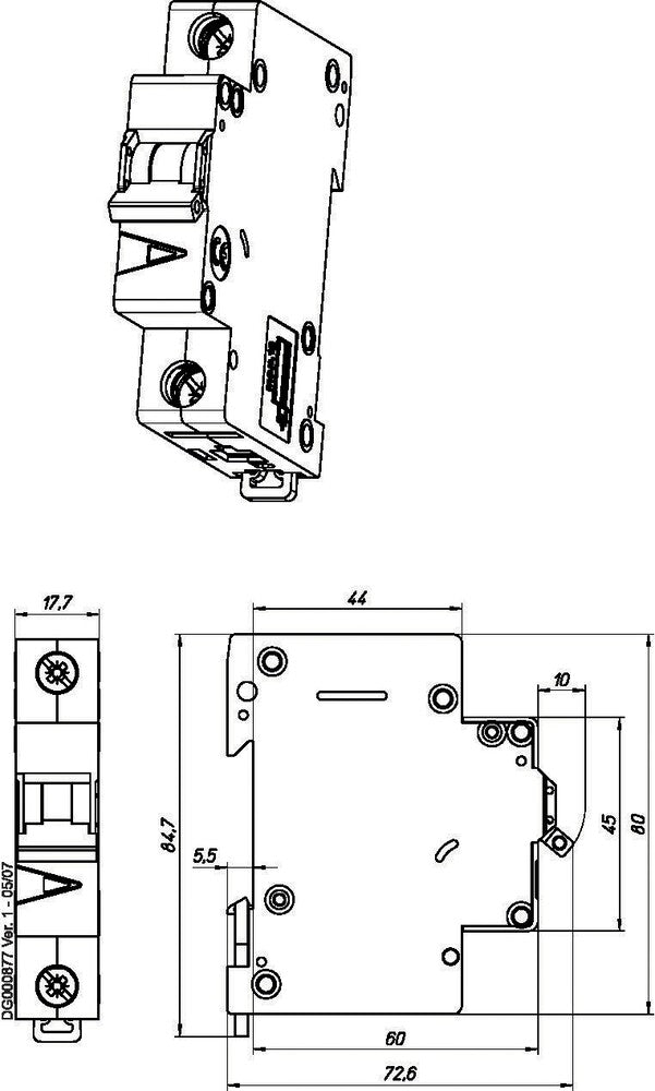 Eaton Faz 40A Enkelpolige MCB C-Curve 15kA - 278565