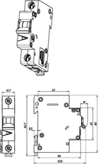 Eaton Faz 40A Enkelpolige MCB C-Curve 15kA - 278565