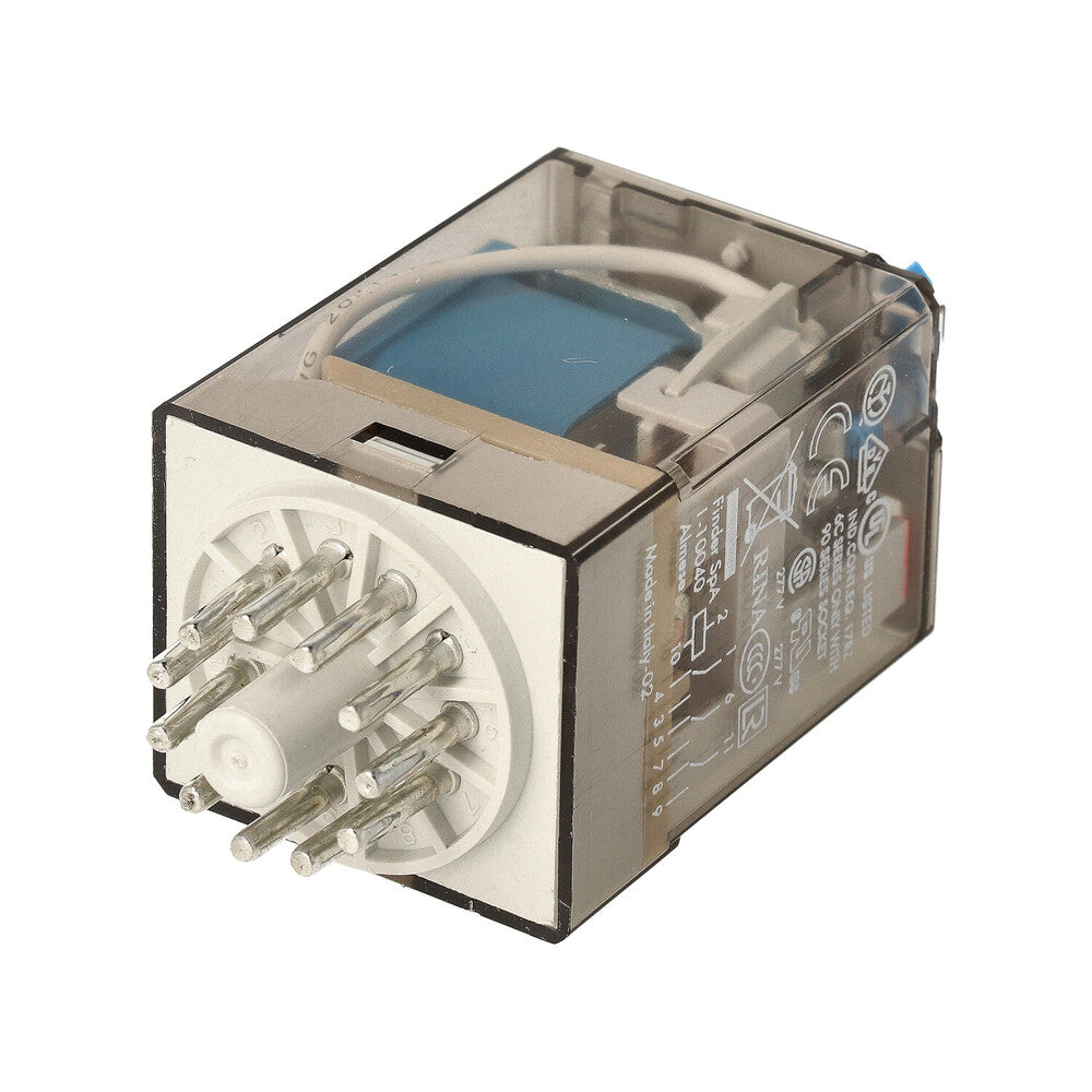 Finder Industrieel Relais 3CO 10A 24VDC Met Testtoets - 60.13.9.024.0040