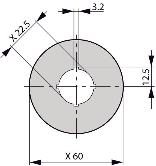 Eaton M22 Noodstoplabel 60mm Meertalig - 121372