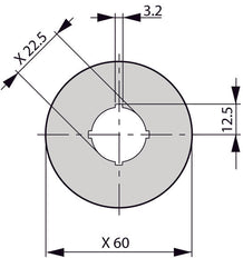 Noodstoplabel 60mm Vier Talen Geel - 216483