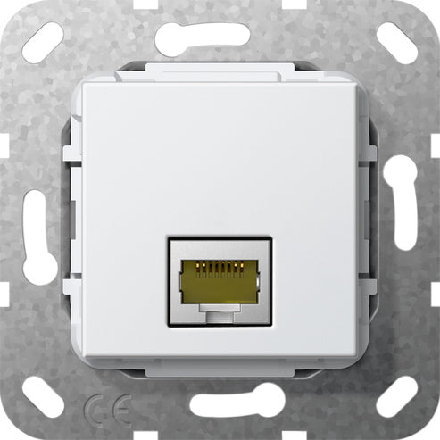 Gira RJ45 Cat 6A 10GB Gender Changer Base Module - 569503