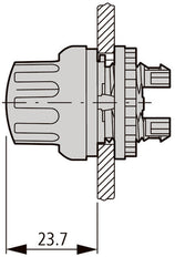 Rmq-Titan 3-Positie Selectieschakelaar Met Draaihoofd - 226838