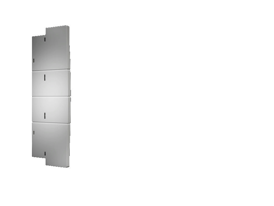 Rittal RiLine60 Eindafdekking PLS800 3-Pool - 9341070 [2 Stuks]