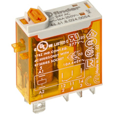 Finder Industrieel Relais 16A 24VAC Met LED En Testknop - 46.61.8.024.0054