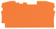 Wago Eind En Tussenplaat 1mm Oranje - 2006-1292 [20 Stuks]