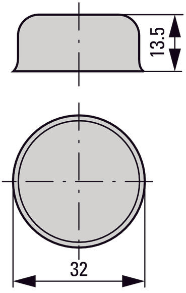 Siliconen Beschermdiafragma Voor M22 Serie Drukknoppen - 216395