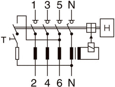 Eaton FRCMM 80A 4P Digitale RCCB Aardlekschakelaar - 170450