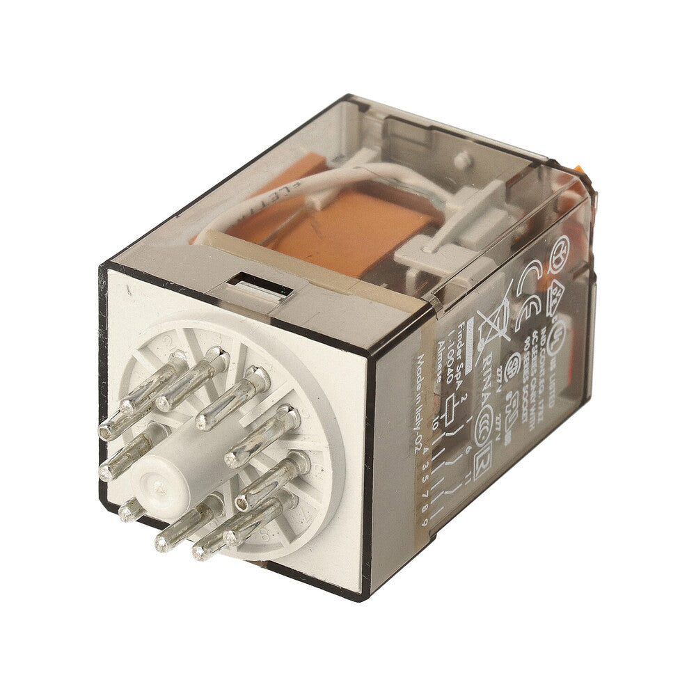 Finder Industrieel Relais 3CO 10A 230VAC Met LED - 60.13.8.230.0054