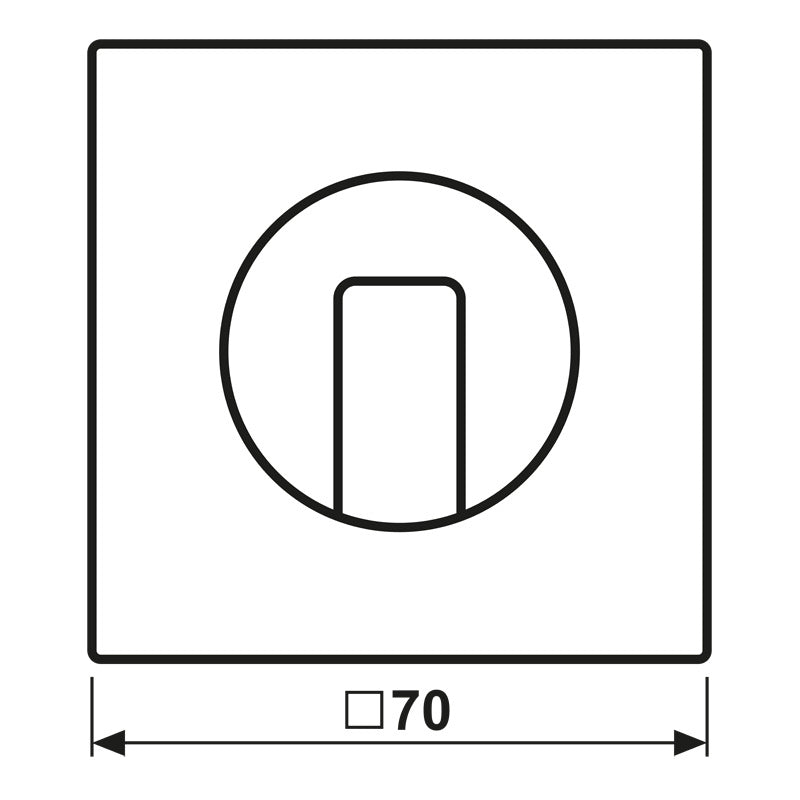 Jung LS990 Lichtgrijze Rotary Switch Afdekking - LS1941LG