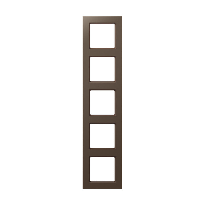 Jung 5 Gang Afdekking Frame A Creatie Mocha - AC585MO