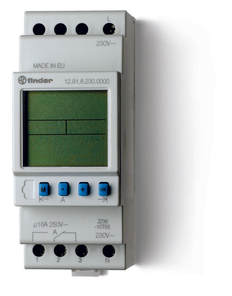 Digitale Astro Tijdschakelaar 16A 230VAC Wekelijks Programma - 12.91.8.230.0000