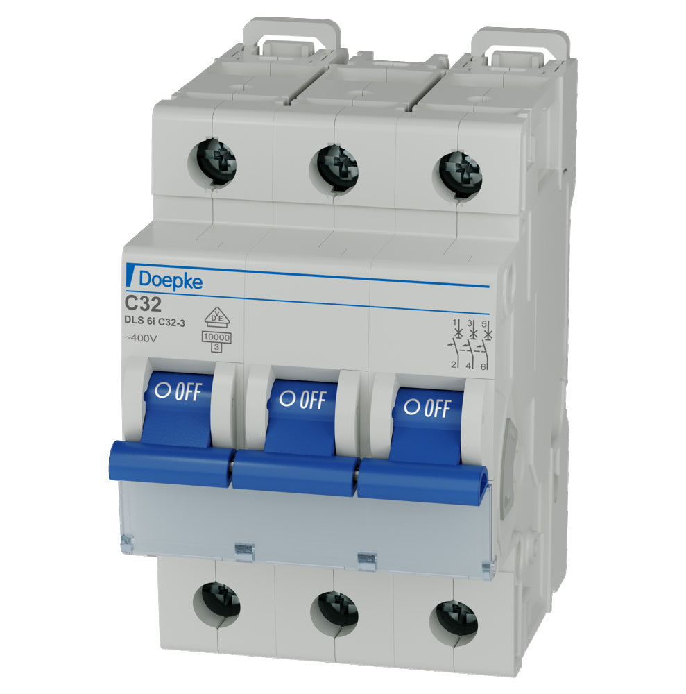 Doepke DLS 6i 32A 3-Polige Aardlekautomaat 10kA C-Curve - 09916296