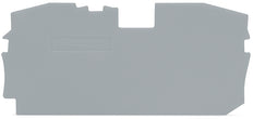 WAGO TopJob S Eind En Scheidingsplaat 1mm Grijs - 2016-1291 [10 Stuks]
