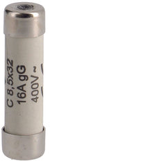 Hager Cilindrische Zekering 16A 400V AC 8.5x32mm - L8532C16 [10 Stuks]