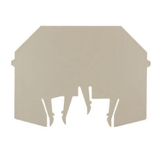 Aansluitblok Scheidingsplaat 86x62mm - 1058800000 [2 Stuks]