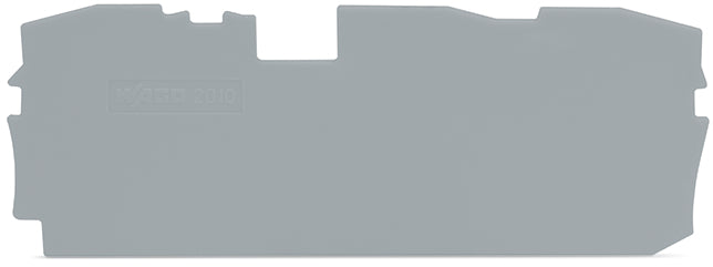 WAGO TopJob-S Eind En Scheidingsplaat 1mm Grijs - 2010-1391 [10 Stuks]
