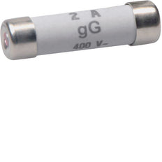 Hager 2A Cilindrische Zekering 8.5x32mm Type C gG 400V - L8532C02 [10 Stuks]