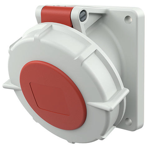 32A 5P 400V IP67 CEE Paneelmontage Stopcontact - 3524