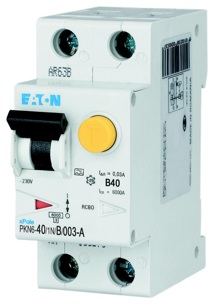 RCBO Aardlekautomaat 40A 30mA Type B 6kA - 236756
