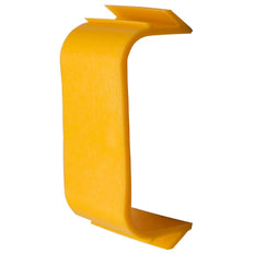 PVC Clip Beugel Voor AC Kanaal 125x75mm Geel - 941175 [10 Stuks]