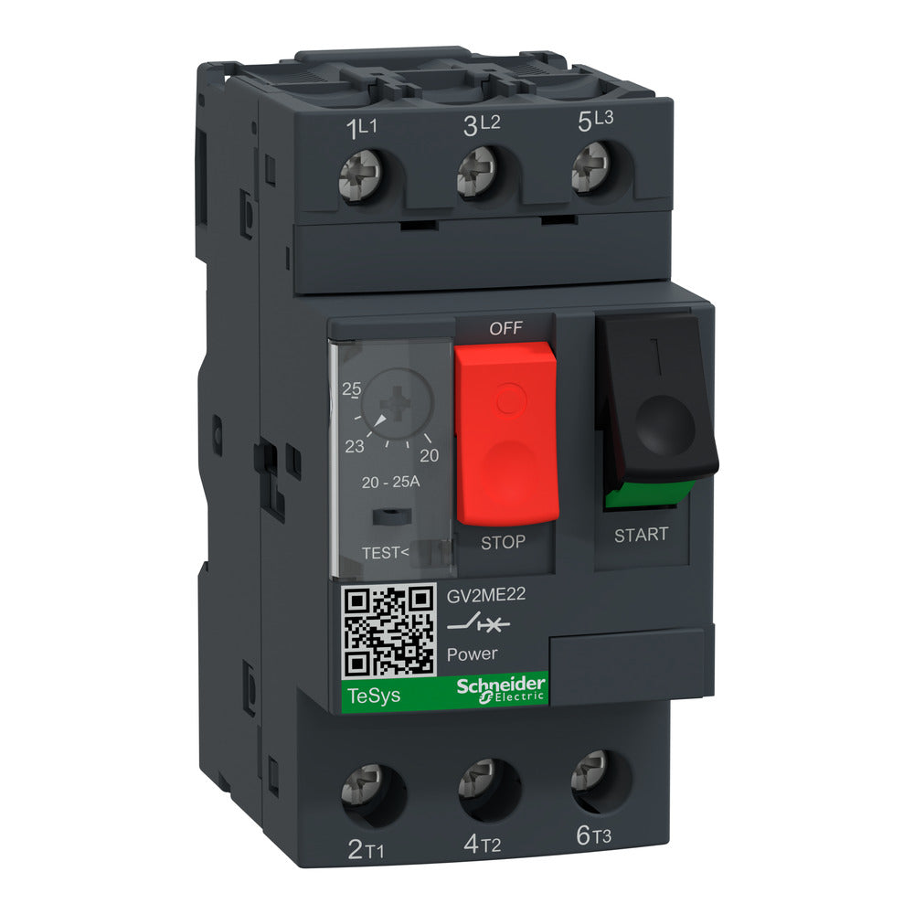 TeSys Gv2Me22 Motor Circuitbreaker 20-25A - Gv2Me22