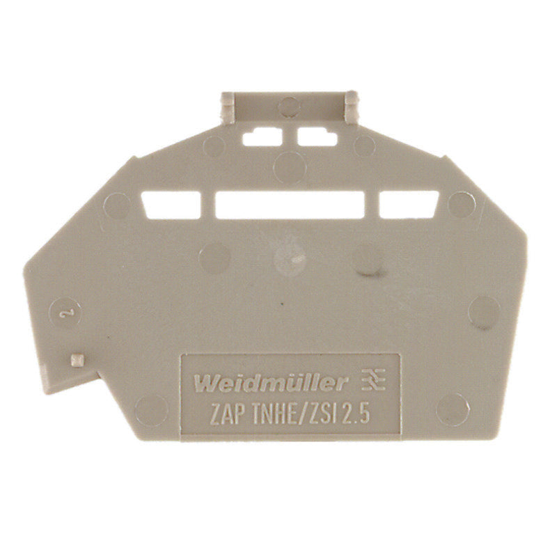 Weidmuller Aansluitblok Eindplaat 46.7mm Donkerbeige - 1610840000 [10 Stuks]