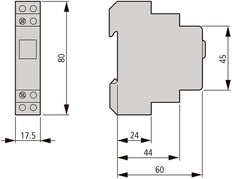 Eaton Z-PU/S 16A Enkelpolige Drukknopschakelaar - 276291