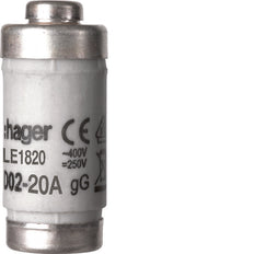 Hager D02 Smeltveiligheid 20A 400V Met Indicator - LE1820 [5 Stuks]