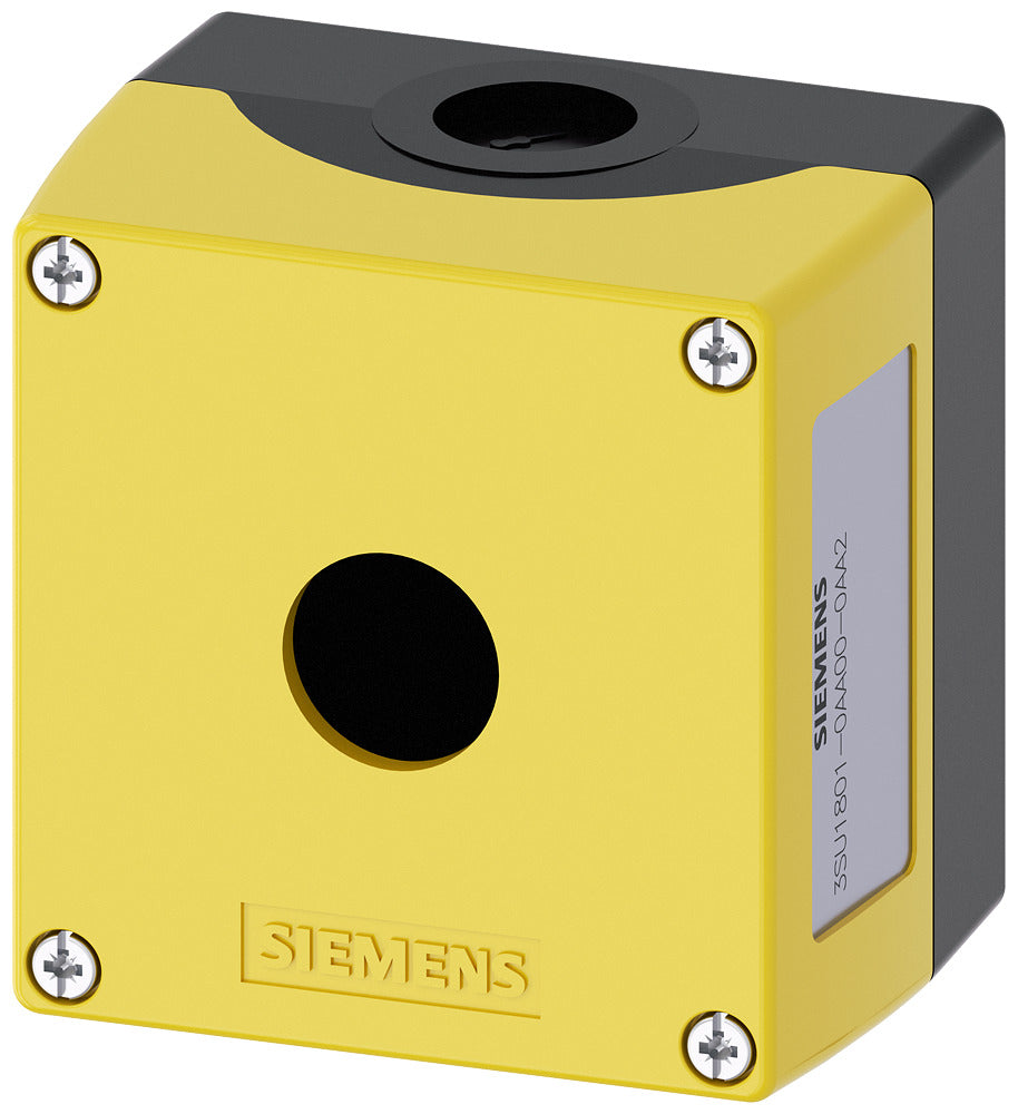 Siemens SIRIUS ACT Enkele Commandopunt Behuizing Geel - 3SU18010AA000AA2