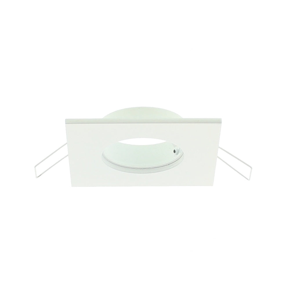 Vierkante Led Inbouwmontage Frame 80x80mm Wit - 876544 [2 Stuks]